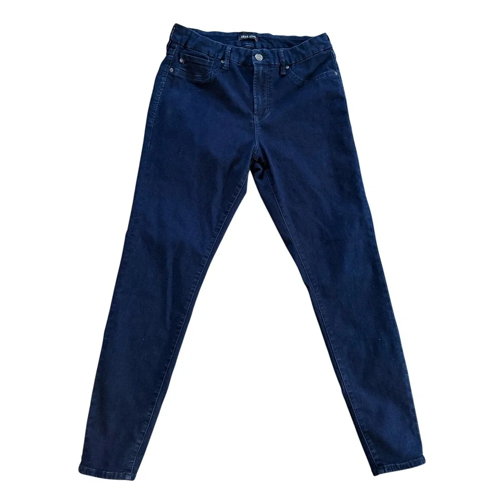 Dear John American‎ Classic Skinny Jeans Indigo Blue Size 31 Stretch Denim